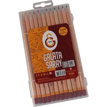 Galatasaray Kuru Boya 12 Li Uzun Lisanslı Orjinal 1 Paket 12 Renk Kuruboya Galatasaray Taraftar Kuru Boya