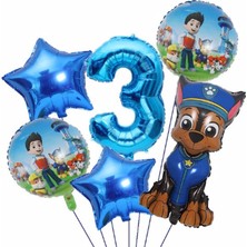 Parti Station Paw Petrol Paw Patrol Polis Köpek Chase Yaş Balon Konsept Doğum Günü Set Yaş Balon Set