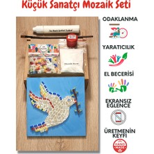 Zen Mozaik Çocuk Mozaik Seti-Dikkat ve El Becerisi Geliştirici Sanatsal Eğitici Oyuncak (Kuş)