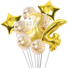 Parti Station Orman Hayvanları Sincap Balon Set Balon Folyo Set Konsept Sincap Doğum Günü Set Yaş Balon