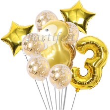 Parti Station Orman Hayvanları Sincap Balon Set Balon Folyo Set Konsept Sincap Doğum Günü Set Yaş Balon