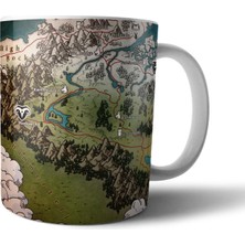 Pixxa Skyrim Haritası - The Elder Scrolls V: Skyrim Kupa Bardak Model 2