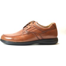 Onlo Ayakkabı FL.737 Hakiki Deri Taba Bağlı Günlük Erkek Ayakkabı