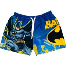 Lolli Boom Kids  Erkek Çocuk Paraşüt Kumaş Çeşitli Desenler Sevilen Karakterler Baskılı Fileli Şort Mayo Yeni Sezon