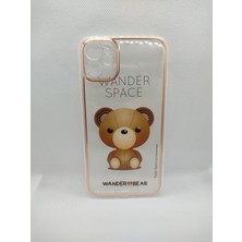 Benedetto Iphone 11 Wander Bear Tasarım Telefon Boyun Askılı Set Kılıf