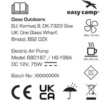 Easy Camp El Nino 12V Elektrikli Pompa