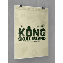 Saturndesign King Kong Poster 45 x 60 cm Afiş - Kalın Poster Kağıdı Dijital Baskı