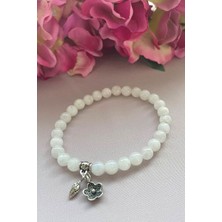 Crazy Takı Tasarım 6 mm Aytaşı Doğaltaş Bileklik