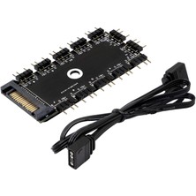 Keepro Argb Fan Çoğaltıcı 11 Port Argb Fan Çoklayıcı Rgb Fan Çoğaltıcı
