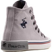 Polo Club Gri Unisex Uzun Keten Spor Ayakkabı