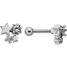 By Dilek Çetin Accessory Çelik Yıldız Model Kıkırdak,helix,targus ,piercing