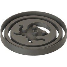 Epm3d Octonauts Çerez Kurabiye Kesici Kalıp Plastik Aparat
