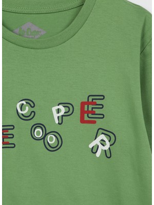 Lee Cooper T-Shirt, 8 Yaş, Açık Yeşil