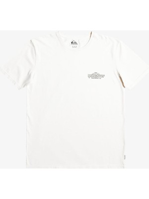 Quiksilver Quikwords Erkek Bej Tişört