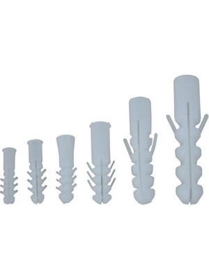 Made Plastik Dübel 10 mm  10 Adet