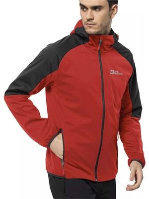 Jack Wolfskin Feldberg Hoody M Kırmızı Erkek Ceket 1306922-2193