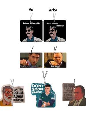 Jet Hızında Jethızında 5'li Set Karışık Dizi Seti Oto Kokusu