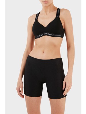 Armani Exchange Logo Bantlı Pamuklu Spor Sütyen Bayan Sütyen 947016 2F502 00020