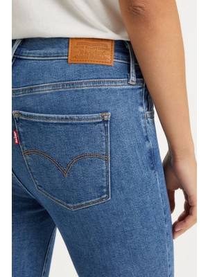 Levi's Streç Pamuklu 720 Yüksek Bel Süper Skinny Jeans Bayan Kot Pantolon 52797
