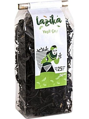 Lazika El Yapımı Yeşil Çay 50 G, Antioksidan, Katkısız, Sadece Üst Yaprakalar, Çamlıhemşin Çayı