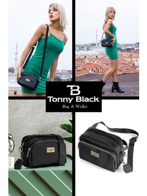 Tonny Black Kadın Orijinal Ayarlanabilir Askılı 2 Bölmeli Fermuarlı Mini Model Renk Çeşitli Çapraz Omuz Çantası