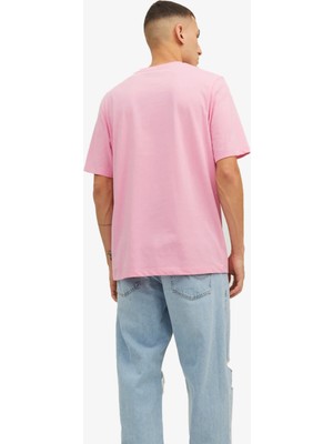 Jack & Jones Jorbeachbone Erkek Pembe Tişört