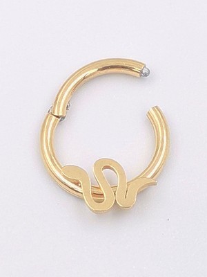 316 L Çelik Zirkon Taşlı  Lüks Piercıng