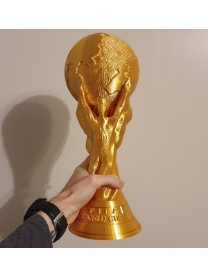 Turansoy Craft Fıfa Worldcup Dünya Kupası Dekor 3D Baskı 37 cm Orijinal Boy .