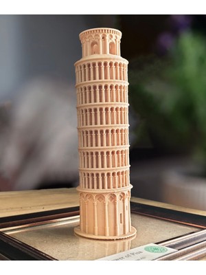 Turansoy Craft Pisa Kulesi Minyatür Biblo 12CM