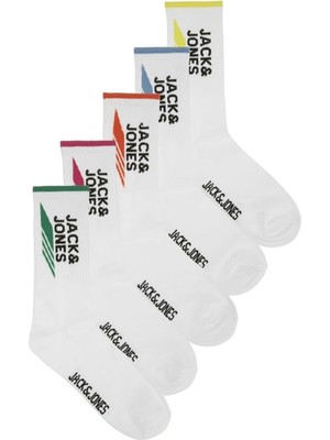 Jack & Jones Jacluca Logo  Socks 5 Pack