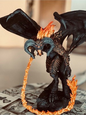 Balrog Yüce Iblis Boyalı Figür 20 cm Yüzüklerin Efendisi Lotr (Dev Boy)