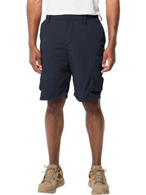 Jack Wolfskin Kalahari Cargo Erkek Mavi Şort