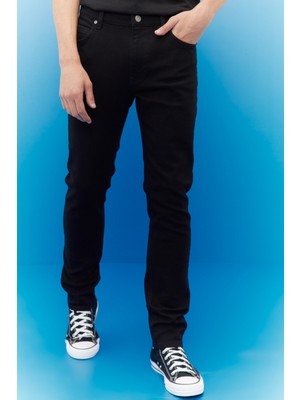 Lee Rider Slim Fit Dar Kesim Normal Bel Esnek Jean Kot Pantolon