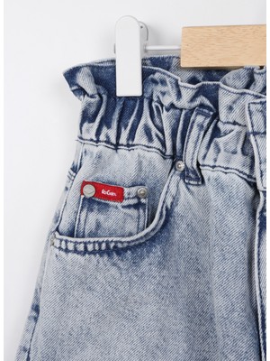 Lee Cooper Lastikli Bel Açık Mavi Kadın Denim Pantolon 232 Lcg 121004 Bella Lıght Blue