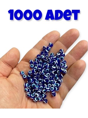 Flea Market 1000 Adet Mercimek Danagöz Boncuk -Saç Boncuğu - Takı Boncuğu