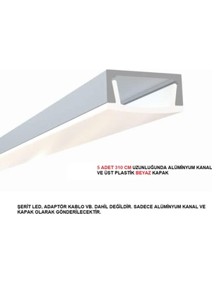 Sese Alüminyum LED Kanalı Profili Süper Ince 15.50 mt 724-17