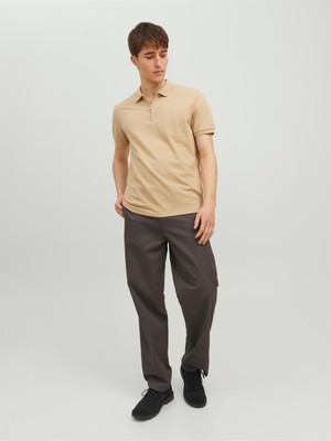 Jack & Jones Jprblascott Zip Ss Polo Sn Erkek T-Shirt