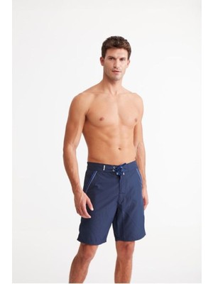 Kom Cepli Cancunac Ayarlanabilir Kordonlu Deniz Şortu