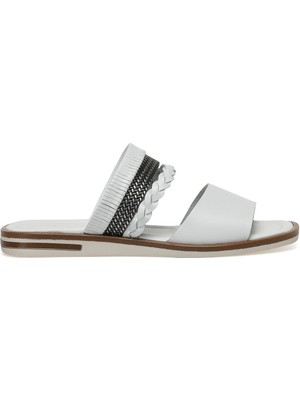 Incı Samay 3fx Beyaz Kadın Düz Terlik