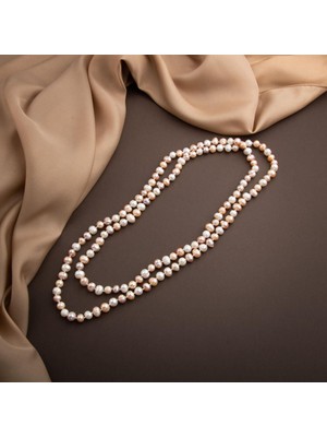 Osmanlı Doğal Taş İnci Doğal Taş Uzun Kolye