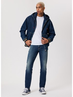 Lee Cooper Jagger Normal Bel Dar Kesim Düz Paça Mavi Erkek Jean Pantolon