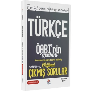 Dizgi Kitap KPSS ÖABT Türkçe Öğretmeliği Konularına Göre Tasnif Edilmiş Son 1o Yıl Çözümlü Orijinal Çıkmış Sınav Soruları