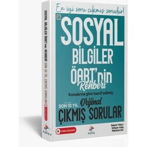 Dizgi Kitap KPSS ÖABT Sosyal Bilgiler Öğretmenliği Son 10 Yıl Video Çözümlü Orijinal Çıkmış Sınav Soruları
