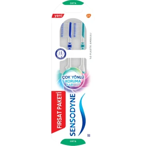 Sensodyne Çok Yönlü Koruma Diş Fırçası Orta 1+1​