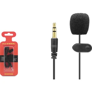 HADRON HD556 PC YAKA MİKROFONU AUX 3.5MM 2 BOĞUMLU