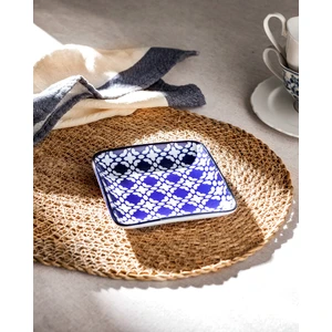 Madame Coco Rêve Bleu Brest New Bone China Kare Tabak