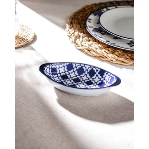 Madame Coco Rêve Bleu Brest New Bone China Oval Kulplu Tabak