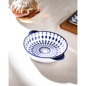 Madame Coco Rêve Bleu Niort New Bone China Yuvarlak Kulplu Tabak