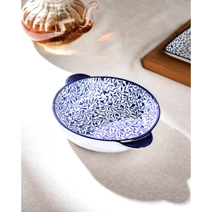 Madame Coco Rêve Bleu Tours New Bone China Yuvarlak Kulplu Tabak