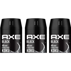 Axe Erkek Deodorant Sprey Black 150 ml 3 Adet
